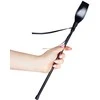 Secret Play Juoda lakinės odos paketas Juodas Riding Crop