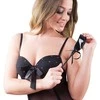 Secret Play Juoda lakinės odos paketas Juodas Riding Crop