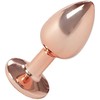 Secret Play Metal Plug Rose Gold Small 7cm - Elegant Aluminum Model