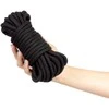 Secret Play Bondage Rope 10m Juodas - Durable Soft Cotton-Polyester