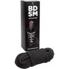 Secret Play Bondage Rope 10m Juodas - Durable Soft Cotton-Polyester