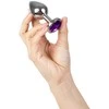 Secret Play VIOLETINIS METALINIS UŽPAKALO KAIŠTIS SU BRANGAKMENIAIS M