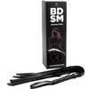 Secret Play Juodas Bondage Series - Compact Synthetic Leather Whip 44cm