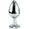 Secretplay Toys Secret Play Metal Plug Small 7cm with Clear Crystal Heart Decoration