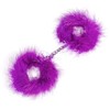 Secret Play Kajdanki-Violetinė Marabu Handcuffs