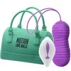 Feelz Toys FeelzToys Motion Love Balls Foxy - Remote-Controlled, Atsparus vandeniui, Silicone