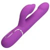 Pretty Love BW-500012-3 4-in-1 Vibrating Silicone Device Violetinė