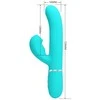 Pretty Love Flirtation Pretty Love Perlita 3-in-1 Rechargeable Silicone Intimate Device Aqua Žalias