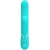 Pretty Love Flirtation Pretty Love Perlita 3-in-1 Rechargeable Silicone Intimate Device Aqua Žalias