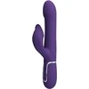 Pretty Love Flirtation PRETTY LOVE - ZALIN RABBIT VIBRUOJAMASIS PERLAI 4 IN 1 VIOLETINIS