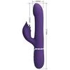 Pretty Love Flirtation PRETTY LOVE - ZALIN RABBIT VIBRUOJAMASIS PERLAI 4 IN 1 VIOLETINIS