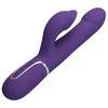 Pretty Love Flirtation PRETTY LOVE - ZALIN RABBIT VIBRUOJAMASIS PERLAI 4 IN 1 VIOLETINIS