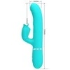 Pretty Love Flirtation Pretty Love Aqua Žalias Dual-Action Vibrator with Licking System