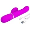 Pretty Love Flirtation Pretty Love Vibrator G-Spot Fuchsia - 7 Vibration &amp; Thrust Modes USB