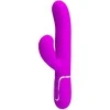 Pretty Love Flirtation Pretty Love Perlita Violet - 3-in-1 Intimate Wellness Device, Atsparus vandeniui, USB