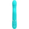 Pretty Love Flirtation Pretty Love Rabbit Vibrator Pearls Aqua Žalias - Dual Motor &amp; Beads System