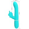 Pretty Love Flirtation Pretty Love Butterfly Aqua Žalias 4-in-1 Multi-Function Intimate Device