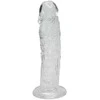 Alive permatomas silikoninis dildo su siurbtuku 19.3cm