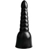 All Black All Juodas 13/34 cm Intimate Model with Textured Grooves, Juodas