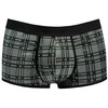 ANAIS MEN BOXER &amp; BRIEF ANAIS FOR MEN Balance Boxer Shorts S Juodas-Pilkas Check Microfiber