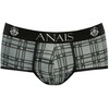 ANAIS MEN BOXER &amp; BRIEF ANAIS Men Balance Brief S Juodas-Pilkas Check Microfiber Comfort Fit