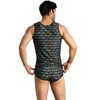 Anais Men Accesories ANAIS MEN Benito Top S - Sleeveless Fitted Classic Style, Juodas