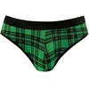 ANAIS MEN SLIP &amp; THONG Anais Men Magic Slip S - Žalias &amp; Juodas Lycra Briefs, Size S
