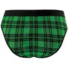ANAIS MEN SLIP &amp; THONG Anais Men Magic Slip S - Žalias &amp; Juodas Lycra Briefs, Size S