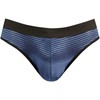ANAIS MEN SLIP &amp; THONG Mėlyna ANAIS MEN Naval Slip XL - Navy Mėlyna Mesh Briefs with Satin Stripes