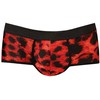 ANAIS MEN BOXER &amp; BRIEF ANAIS MEN SAVAGE Sporty Briefs XL Raudona Animal Print Microfiber
