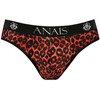 ANAIS MEN SLIP &amp; THONG ANAIS MEN Tribal Slip XL Raudona Microfiber Animal Print Briefs