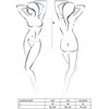 Apatiniai drabužiai-CLARISSE BODY juodas XXL/XXXL - Casmir