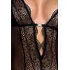 Apatiniai drabužiai-CLARISSE CORSET juodas XXL/XXXL - Casmir