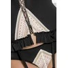 Apatiniai drabužiai-CONNIE CORSET juodas S/M - Casmir