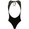 Casmir Lara Teddy S/M - Juodas Lace Bodysuit with Adjustable Straps