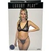 Apatiniai drabužiai-Luxury Play - Lingerie Set Small Juodas