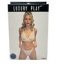 Apatiniai drabužiai-Luxury Play - Lingerie Set Medium Baltas
