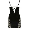 Apatiniai drabužiai-VICTORIA CHEMISE juodas XXL/XXXL - Casmir