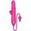 B Series Cute B serijos mielas liežuvio laižymas trigubai stimuliuojantis vibratorius