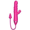 B Series Cute B serijos mielas liežuvio laižymas trigubai stimuliuojantis vibratorius