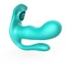 B Series Cute Tongue triple Stimulator Žalias