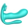 B Series Cute Tongue triple Stimulator Žalias