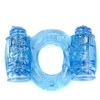 B Series Easylove Mėlyna Pierścień-Vibrating CockRing Double Mėlyna