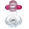 B Series Easylove Žiedas - Tongue Vibro CockRing Skaidrus