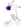 B Series Easylove Žiedas - Tongue Vibro CockRing Skaidrus