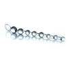 B Series Easylove Plug/kulki-Jelly analinis 10 karoliukų skaidrus