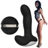 Juodas B Series Fox vibratorius su valdymo pulto vaizdu