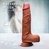 B Series Fox Wibrator-Silicone, Vibration 10, Pasukamas, Teleskopinis, Šildymas, 21cm