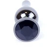 B Series Heavyfun B serijos Heavyfun Ilgas plieno užpakalinis kištukas su kristalu, 2,7 cm