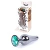 B Series Heavyfun Plug-Jewellery Dark Sidabrinis BUTT PLUG- Žalias